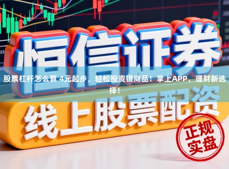 股票杠杆怎么算 4元起步，轻松投资银商品！掌上APP，理财新选择！