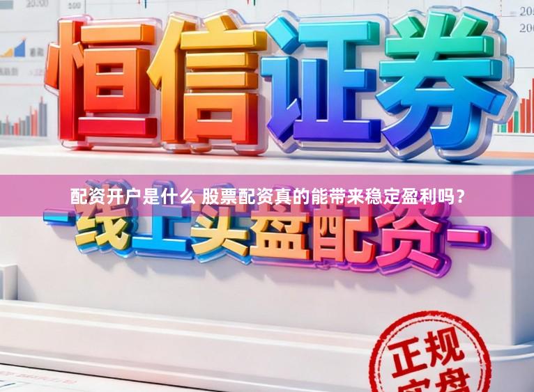 配资开户是什么 股票配资真的能带来稳定盈利吗？