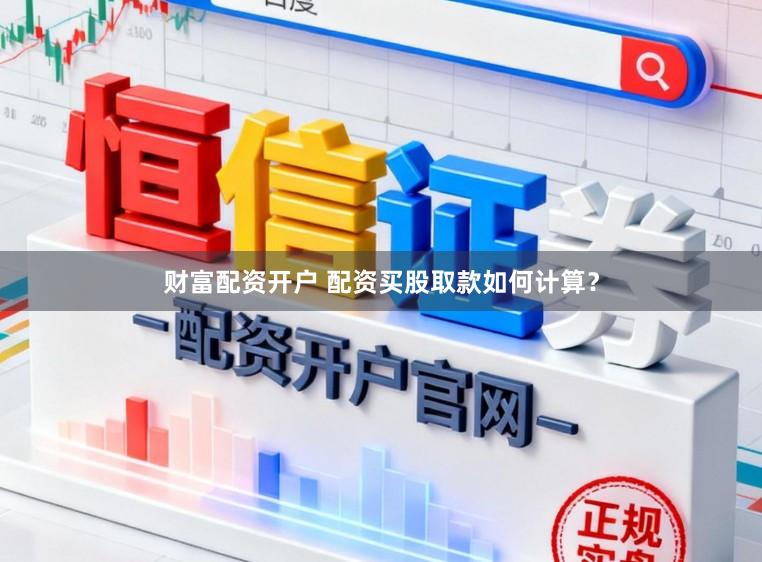 财富配资开户 配资买股取款如何计算？